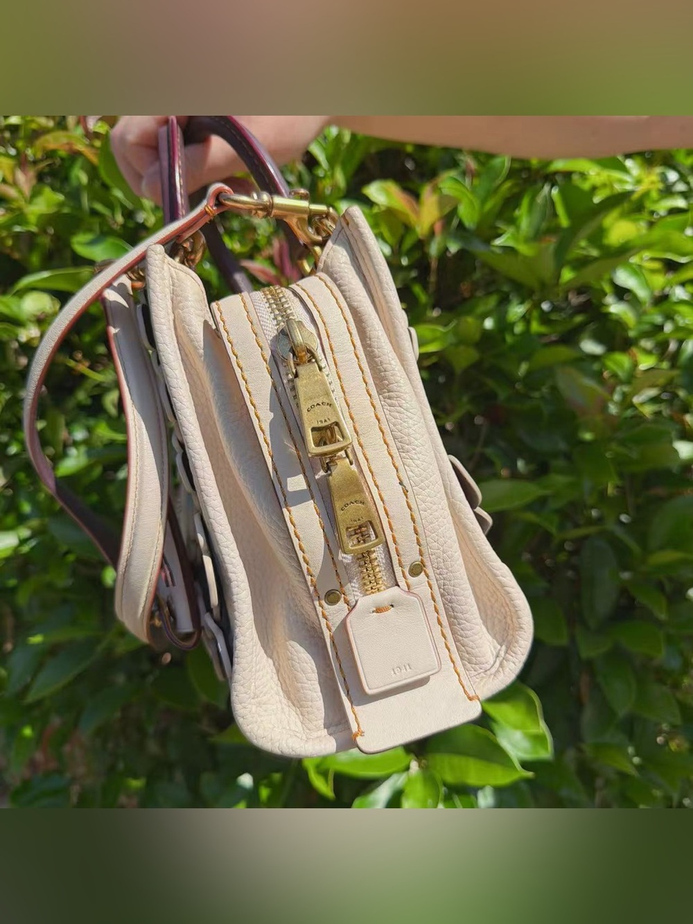 Coach Rogue Bag 25 With Tea Rose 58840 - Picture 7 of 13